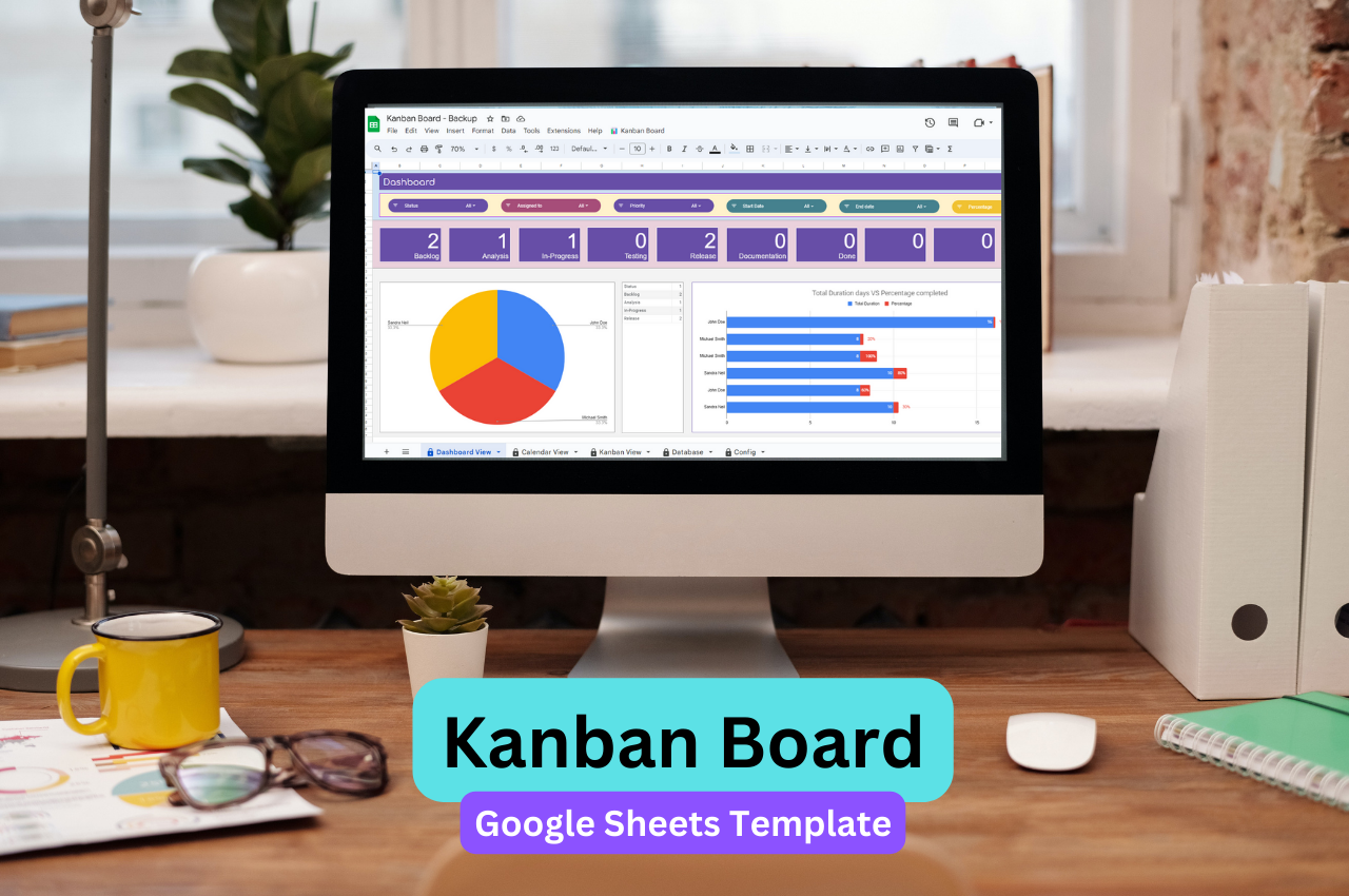 kanban board using google sheets